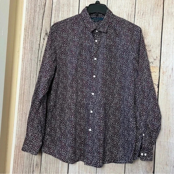 Perry Ellis Men’s Slim Fit Button Up shirt size XL - Picture 1 of 12